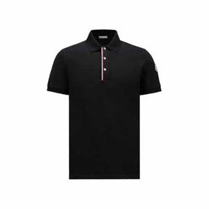 몽클레어 폴로 반팔 티셔츠 블랙 남성 8A00022 899P0 999