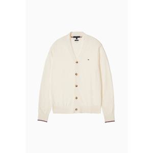 [타미힐피거종합관] 남성 캐시미어 블렌드 티핑 가디건 (T12F7KCD110MT1 Z00) T12F7KCD110MT1