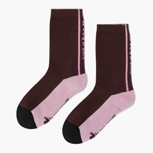 [르꼬끄골프] 여성 컬러블럭 크루 삭스 (GQ322LSO92)