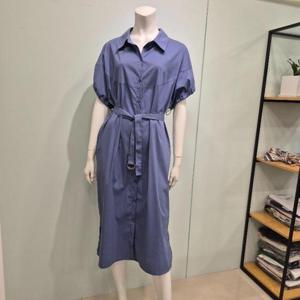 아니베에프 세이브존01 셔츠형 H라인 스프링소매 원피스 A56WOP520