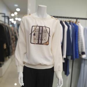 아니베에프 세이브존01 밑단 시보리 루즈핏 블라우스 A42WBL580