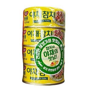 동원 야채참치 90G x 4 X 1개 a81356
