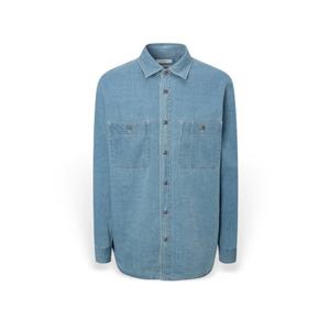 [헤지스 남성] 남성 워크웨어 데님셔츠 HZSH5D337B3 HZSH5D337