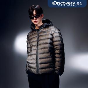 [디스커버리] 남성 올버트 후드 구스다운 경량패딩 (D.Khaki) DMDJ7I056-DKS