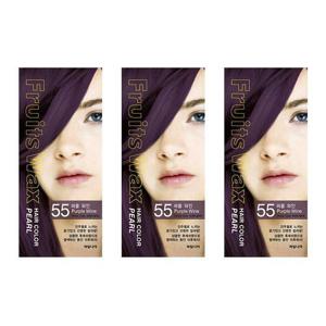 [과일나라] 과일나라 진주펄 염색약 3개 55호 퍼플와인