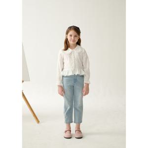 [빈]스카이 블루 배기 워싱 데님팬츠BZ14PT01SB