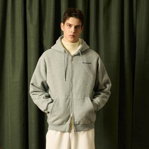 [르꼬끄공식] 유니 셸파 루즈핏 후드 집업 QQ423LFTO1