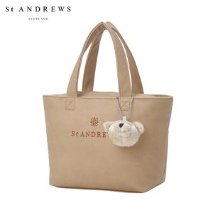 [세인트앤드류스] 공용 테디베어 키링 로고 미니백 831E1BGA03_BG