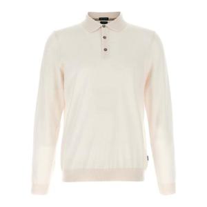 휴고보스 폴로 저지 스웨터 카디건 50476355131 WHITE DOM