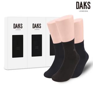 [닥스(양말)]신사양말 3족 선물세트 면스판단목 무지 20831