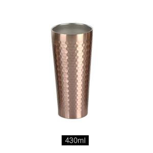 로즈허니 이중진공 스텐컵 430ml 냉장고컵 진공컵 보냉 보온 이중물컵 스텐레스텀블러 스테인레스텀블러 휴