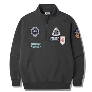 [지프]지프 공용 멀티 와펜 하프넥 맨투맨(JQ4TSU825)