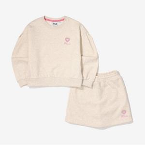 [휠라 키즈]맨투맨 스커트 셋업 (FK2FSF1102F_CMY)