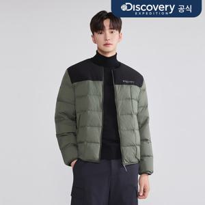 [디스커버리] 남성 사각퀼팅 다운 경량패딩 (D.KHAKI) DMDJ53056-LKS