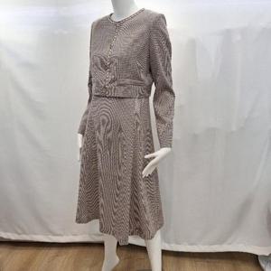 올리비아하슬러 HC04 밝고 화사한  조직감의 플레어 원피스 OHESOP201