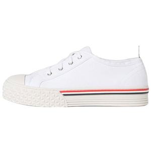 톰브라운 남성 삼선탭 화이트 스니커즈 MFD253A F0102 100