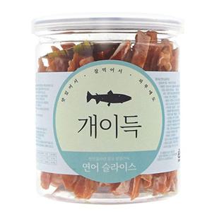 애견간식 강아지 간식 연어 슬라이스 200g 애견 반려견 영양