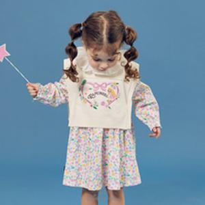 [디즈니베이비]라푼젤니트조끼원피스세트/79S524054-GR