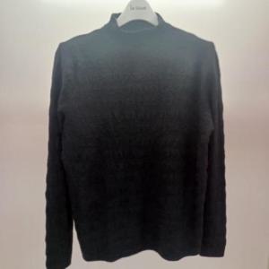 Destijl HC06 부드럽고 신축성 좋은 영문 엠보싱 뚝떨어지는 반목폴라 니트티 D2533sw07B