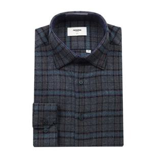 [레노마(셔츠)]투톤 변형 기모 긴소매 슬림핏셔츠 RPWSL1130GE