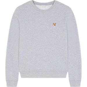 메종키츠네 여성 헤드폭스 패치 맨투맨(연그레이) LW00302KM0001 H120