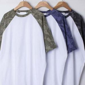 306O357S 배색 반팔티 밀리 빅사이즈 의류 빅사이즈미