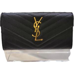 [생 로랑]생로랑 372264BOW011000(마틀라세 라지 플랩 지갑)