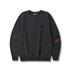 [지프]남여공용 그래피티 토시 루즈핏 맨투맨 다크그레이그래피티 토JQ3TSU861DG