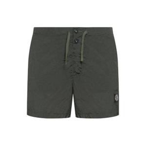 스톤아일랜드  24SS 스톤 남성 로고 패치 나일론 스윔 숏팬츠(카키) 8015B0643 V0059
