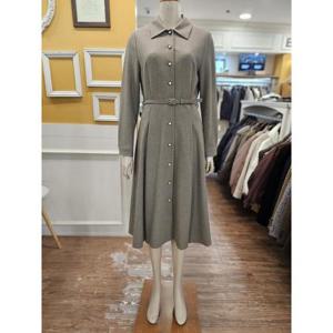 BCBG 세이브존01 브릿 벨티드 플레어 원피스 B5D9O610