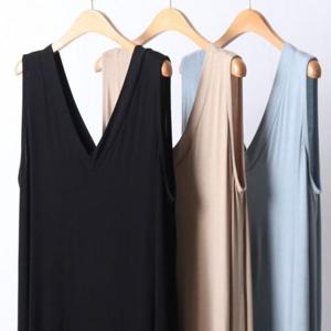 원피스 빅사이즈 실키 스판 307D609S 여성큰옷 빅사이