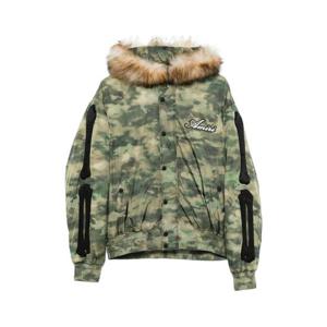 아미리 카모 페이크 퍼 후드 재킷 AMOUDO1005