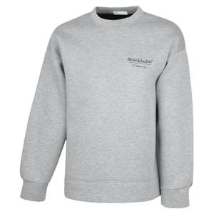 남자 루즈핏 스톡 네오프랜 맨투맨 티셔츠 RB-TSA-Q009-그레이