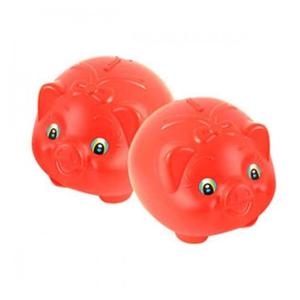 다용도저금통 마키 레드 돼지 저금통 중 2p 예쁜저금통 귀여운저금통 미니금고 이색저금통