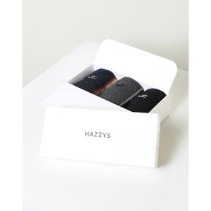 [선물추천] 빅스트라이프 컬러 배색 장목 양말 3종 세트 HJSS5F107WT