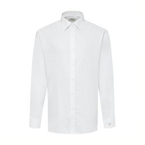 [레노마(셔츠)](사은품 양말) 긴팔 스판 슬림핏 셔츠 RPFSL1102WH