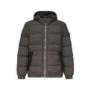 26 SS 스톤 아일랜드 로고 패치 후드 패딩 자켓 그레이 K2S154100040S0028