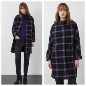 [올리비아로렌]올리비아로렌 MG01 반넥체크코트 VOCEA3W9341 (41