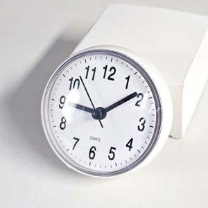 욕실용 무소음 벽시계 흡착 방수 화장실 시계