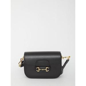 구찌 블랙 레더 미니 Horsebit 1955 크로스바디 백 65857418YSG1060 TP567445279