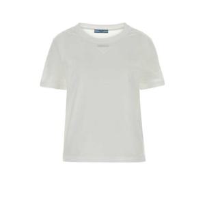 프라다 반팔 티셔츠 3569BSOOO18QZ F0009 WHITE