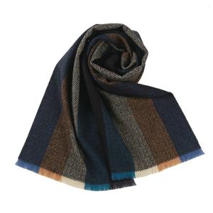 [레노마(셔츠)][레노마]24FW 캐시미어혼방의 멀티스트라이프 머플러BOFTM1402NY