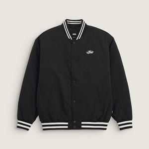 [반스]로고 베이스볼 봄버 자켓 VN000GZMBLK