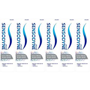 센소다인 엑스트라 화이트 치약 120g x 6개 화이트닝 민감성 코스트코 치약
