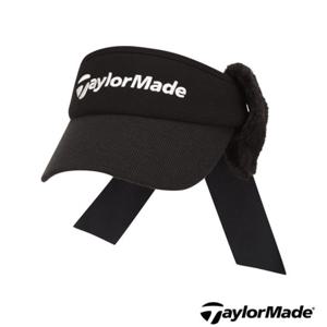 [테일러메이드] 테일러메이드 골프 어패럴 25 F W O8622 199 여성 겨울 모자 페이크퍼 귀달이 바이저 방한 선캡 리본탈부착 TWHV