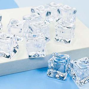 데코 장식용 소형 아크릴 얼음 가짜 모형 아이스큐브 아크릴얼음 가짜얼음 인공얼음 모조얼음 인조얼음 모형얼음 각얼음모형 장식용얼음 촬영용얼음