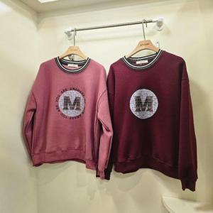 스테파니 HC07 체크 M기모   맨투맨 A25TS5407