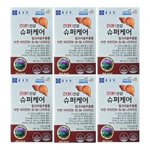 [종근당]종근당 간건강 슈퍼케어 600mg x 30캡슐 6박스 his (162