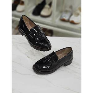 한슈 세이브존07 통굽 에나멜 로퍼4cm HS594376ct