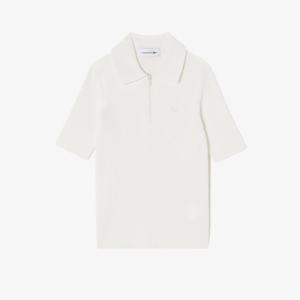 [라코스테공식] 여성 슬림핏 3D 하프집업 스웨터 AF2572-55G 70V